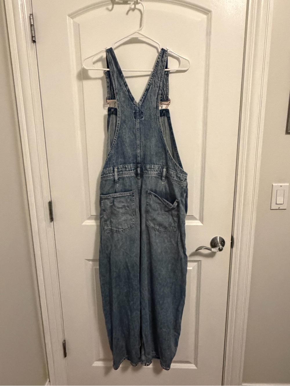 Gap Barrel Denim Overalls in Medium Blue - Picture 3 of 3